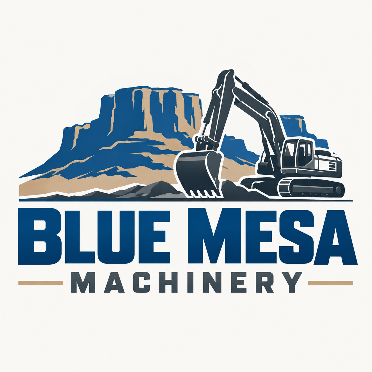 Blue Mesa Machinery logo